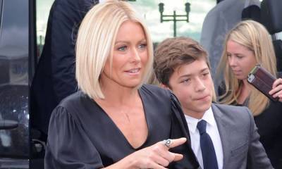 Kelly Ripa's son Joaquin divides fans in new family photos with famous parents - hellomagazine.com