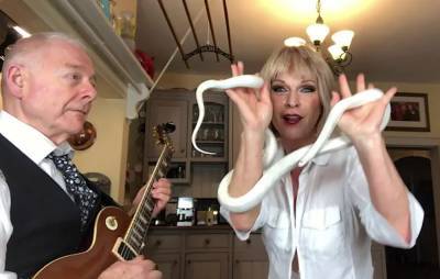 Robert Fripp and Toyah Willcox joined by snake for Foo Fighters cover - www.nme.com