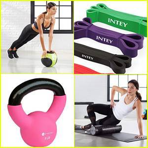 10 Exercise Items & Equipment for Your Home Gym - www.justjared.com