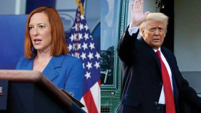 Joe Biden’s Press Secretary Jen Psaki Shades Trump’s Space Force Funny GIFs Take Off On Twitter - hollywoodlife.com