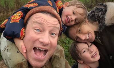 Jamie Oliver poses with son 'grown-up' Buddy as he reveals his special attitude to life - hellomagazine.com