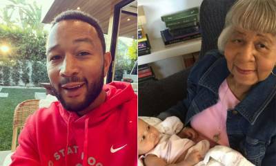 John Legend mourns death of his 'twin' grandmother just days after her birthday - hellomagazine.com