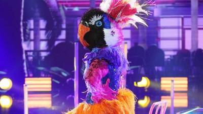 'Masked Dancer': Exotic Bird Gets Her Wings Clipped -- See What Music Superstar Was Under the Feathery Mask - www.etonline.com