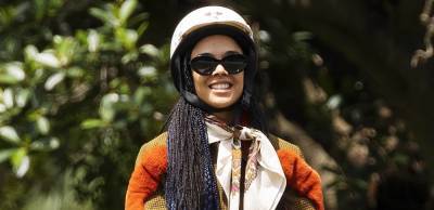 Tessa Thompson is All Smiles During Horseback Riding Lesson! - www.justjared.com - Australia