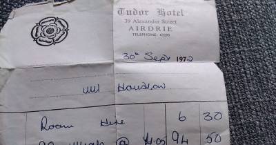 Scots gran finds 49-year-old wedding receipt showing bash cost her just £141 - www.dailyrecord.co.uk - Scotland