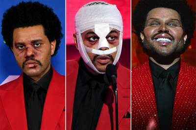 Secrets of The Weeknd’s face, from bloody horror to ‘surgery’ shocker - nypost.com