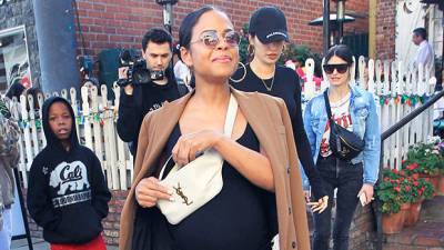 Pregnant Christina Milian Looks Incredible While Showing Off Baby Bump In Sexy Savage X Fenty Lingerie - hollywoodlife.com