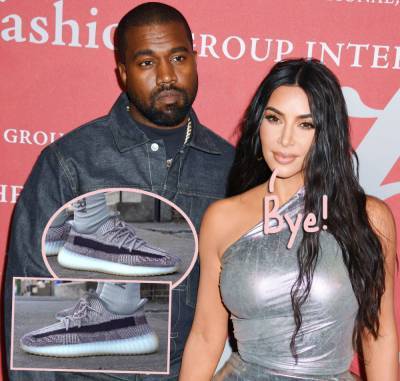 Kanye West Moves His HUGE Sneaker Collection Out Of Kim Kardashian's House As They're 'Completely Done And No Longer Speaking' - perezhilton.com