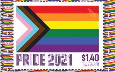 New Zealand Post Celebrates Pride Month with Special Edition Rainbow Pride Stamp - gaynation.co - New Zealand