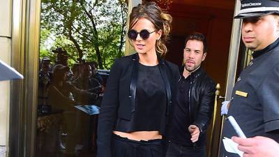 Kate Beckinsale, 47, Dances In Her Kitchen While Rocking A Crop Top Sweats — Watch - hollywoodlife.com