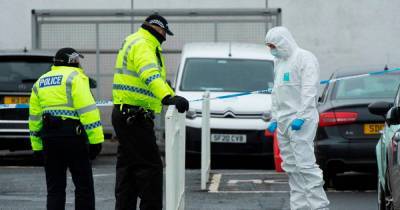 Forensics comb Crosshouse Hospital car park after Kilmarnock stabbing horror - www.dailyrecord.co.uk