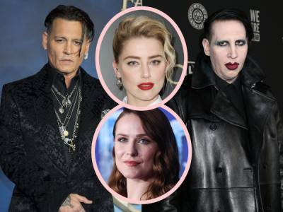 Amber Heard Reacts To Marilyn Manson Allegations, Connects Them To Johnny Depp - perezhilton.com