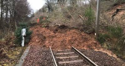 Ayrshire rail services facing days of disruption after two landslips - www.dailyrecord.co.uk