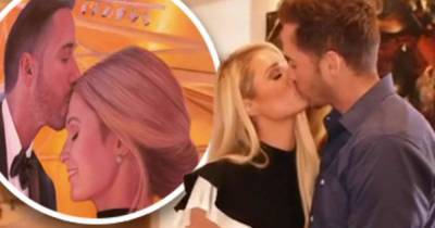 Paris Hilton gifts beau Carter a PAINTING of him kissing her for 40th - www.msn.com