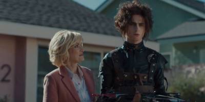 Timothee Chalamet Is Edward Scissorhands' Son Edgar in Cadillac Super Bowl Ad With Winona Ryder! - www.justjared.com - county Edgar