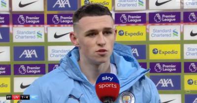 Phil Foden declares Man City confidence of winning Premier League title after Liverpool FC win - www.manchestereveningnews.co.uk - Manchester
