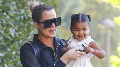 True Thompson, 2, Looks Like A Big Girl In $370 Burberry Outfit As Mom Khloe Kardashian Says She’s ‘Beautiful’ - hollywoodlife.com