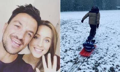 Peter Andre and wife Emily melt hearts with adorable video of son Theo in the snow - hellomagazine.com