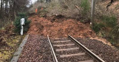 Shocking video shows carnage left behind from two major Ayrshire landslides - www.dailyrecord.co.uk
