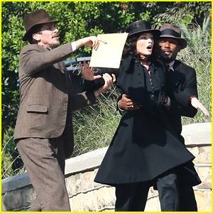 Margot Robbie Is Full of Expressions While Filming New Movie with Christian Bale & John David Washington - www.justjared.com - Los Angeles - Washington - Washington - county Christian