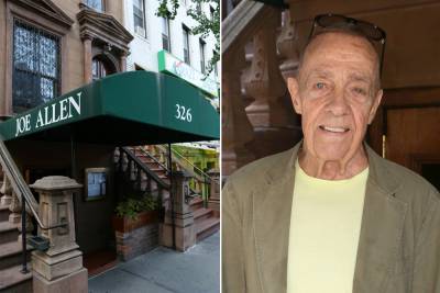 Joe Allen, NYC theater district restaurant icon, dead at 87 - nypost.com - France - USA - Miami - state Maine