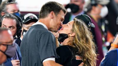 Gisele Bundchen Gushes Over Husband Tom Brady With New Family Pic After Super Bowl Win - hollywoodlife.com - county Bay