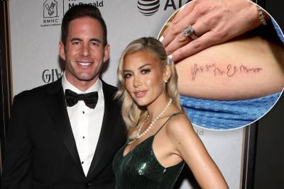 Heather Rae Young gets ‘Yes Sir, Mr. El Moussa’ tattooed on her butt - nypost.com - county Young