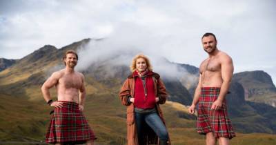 Scotland's Kilted Coaches grab selfie with Joanna Lumley ahead of guest appearance on her new show - www.dailyrecord.co.uk - Scotland