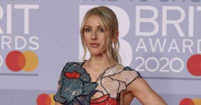 Ellie Goulding disguised her baby bump with her husband's coat - www.msn.com