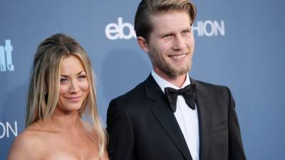 Golden Globes nominee Kaley Cuoco in tears as husband Karl Cook surprises her ahead of award show - www.foxnews.com