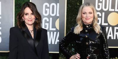 Tina Fey & Amy Poehler, Golden Globes 2021 Hosts, Arrive for the Big Show! - www.justjared.com - New York - Beverly Hills