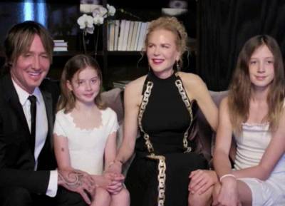 Nicole Kidman gives rare glimpse of daughters as they watch Golden Globes - evoke.ie
