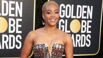 Tiffany Haddish Is Glamorous in Embellished Gown at 2021 Golden Globes - www.etonline.com - Beverly Hills