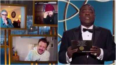Jason Sudeikis, Eugene Levy and More Playfully Roast Tracy Morgan for Mispronouncing 'Soul' at Golden Globes - www.etonline.com - county Morgan - county Levy