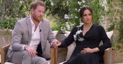 Pregnant Meghan Markle cradles bump as Oprah Winfrey asks if she was 'silenced' during tell-all interview - www.ok.co.uk