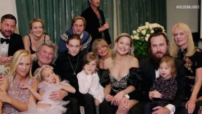 Kate Hudson - Goldie Hawn - Kurt Russell - Danny Fujikawa - Rani Rose - Kate Hudson’s Adorable 2-Year-Old Daughter Rani Rose Steals The Show As Famous Family Gather Together For Golden Globes Appearance - etcanada.com