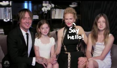 Nicole Kidman & Keith Urban's Two Daughters Make Rare Appearance For The Golden Globes! - perezhilton.com