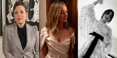 Olivia Colman, Carey Mulligan, Daisy Edgar Jones & More Show Off Golden Globes 2021 Looks for Virtual Appearances - www.justjared.com