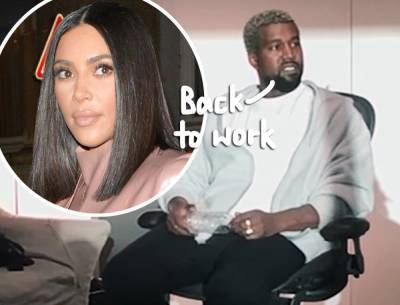 Kanye West Working On New Music Amid Kim Kardashian Divorce! But How Is He Doing?? - perezhilton.com