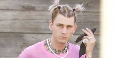 Machine Gun Kelly Wears His Hair in Pigtails After His & Megan Fox's Double Date Night - www.justjared.com - Los Angeles