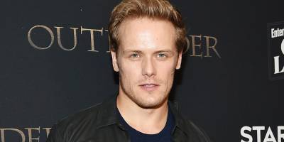 Sam Heughan Now Knows How to Kill Someone With a Cell Phone - www.justjared.com