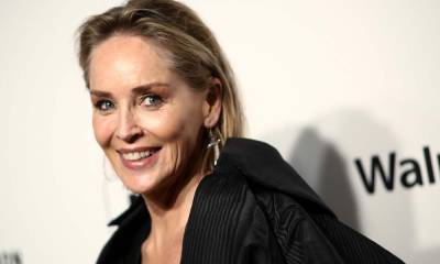 Sharon Stone joined by lookalike mother as she marks incredible achievement - hellomagazine.com - county Stone