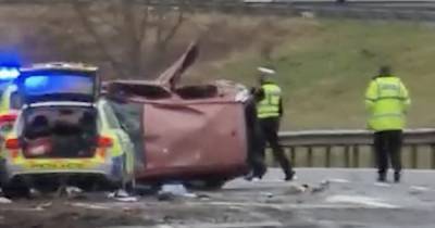 Teen charged after crash on major Scots road that left four youths in hospital - www.dailyrecord.co.uk - Scotland