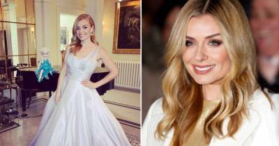 Katherine Jenkins - Andrew Levitas - Katherine Jenkins unveils striking pink addition to home with husband Andrew and children - msn.com