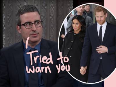 John Oliver Predicted ‘Emotional Complications’ For Meghan Markle Before Marrying Prince Harry In Resurfaced 2018 Interview! - perezhilton.com - Britain