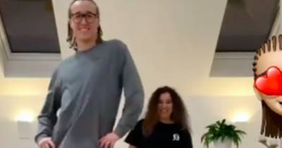 Celtic player Diego Laxalt shows off some extra fancy footwork as he dances with his family - www.dailyrecord.co.uk - city Milan - Uruguay - city Glasgow
