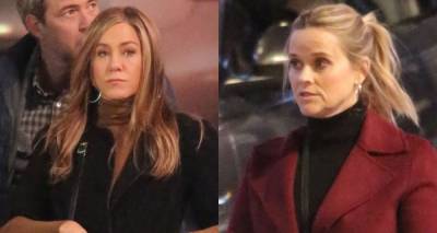 Jennifer Aniston & Reese Witherspoon Spend a Late Night on Set of 'The Morning Show' - www.justjared.com - Los Angeles
