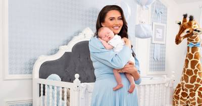 Charlotte Dawson gives tour of baby Noah’s stylish nursery with personalised toy box and adorable shoe collection - www.ok.co.uk - county Dawson