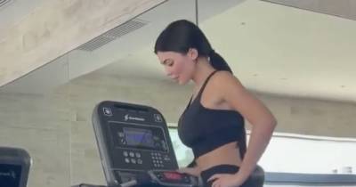 Kylie Jenner reveals her home workout routine but is mocked for having a 'full gym' in her house - www.ok.co.uk