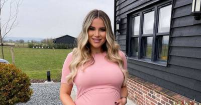 Georgia Kousoulou shows off blossoming baby bump as she prepares to launch maternity range - www.ok.co.uk - city Essex